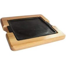 Suporte p/ Churrasco c chapa retangular 28x26cm 